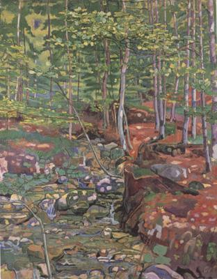 Ferdinand Hodler The Forest Interior near Reichenbach (nn02)